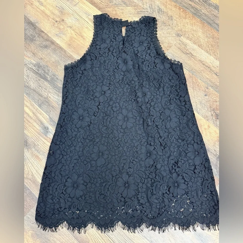 Cabi Black Lace Detail Top Size XS - Picture 9 of 10